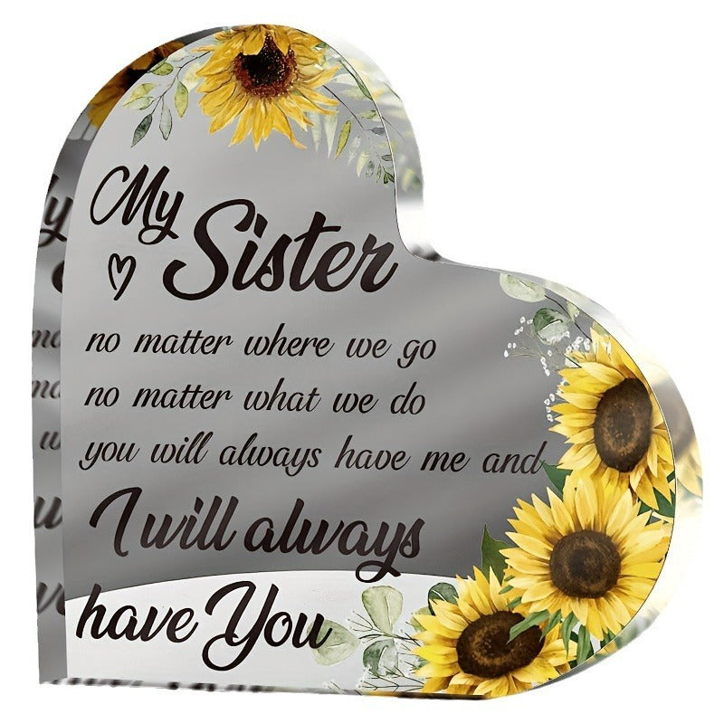 Wholesale of Transparent and Caring Acrylic Ornaments for Mother's Day